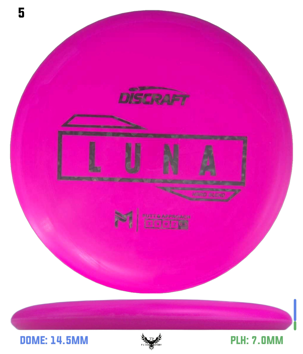 Discraft Paul McBeth Putter Line Luna - Hard Blend