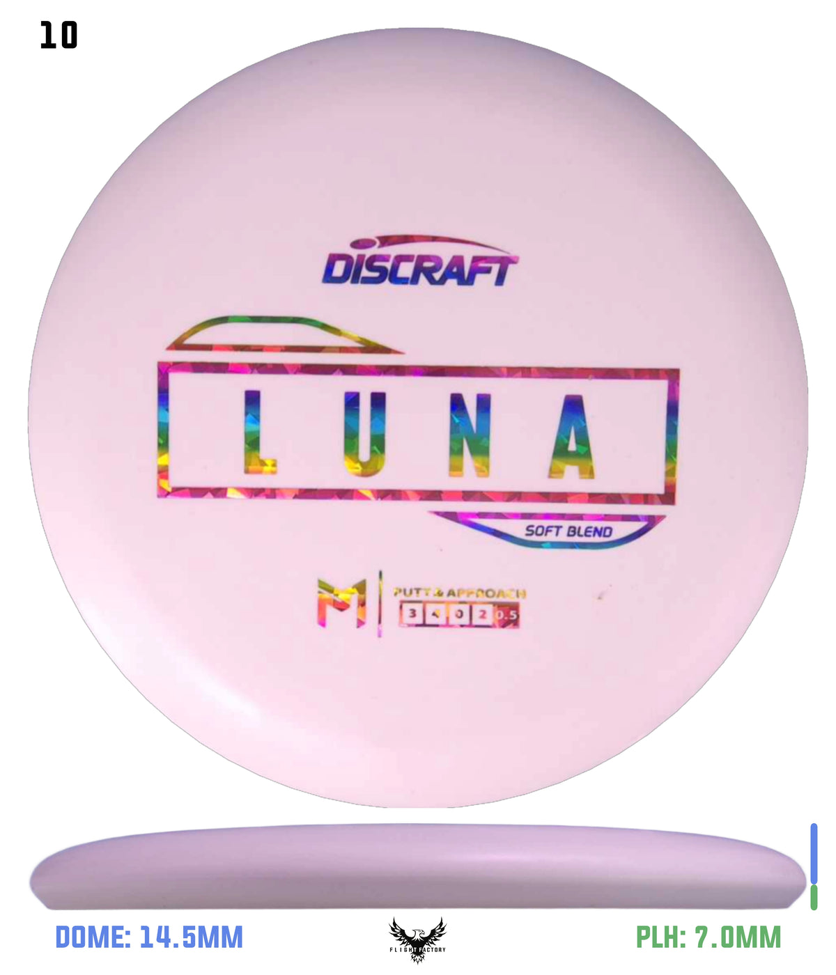 Discraft Paul McBeth Putter Line Luna - Soft Blend