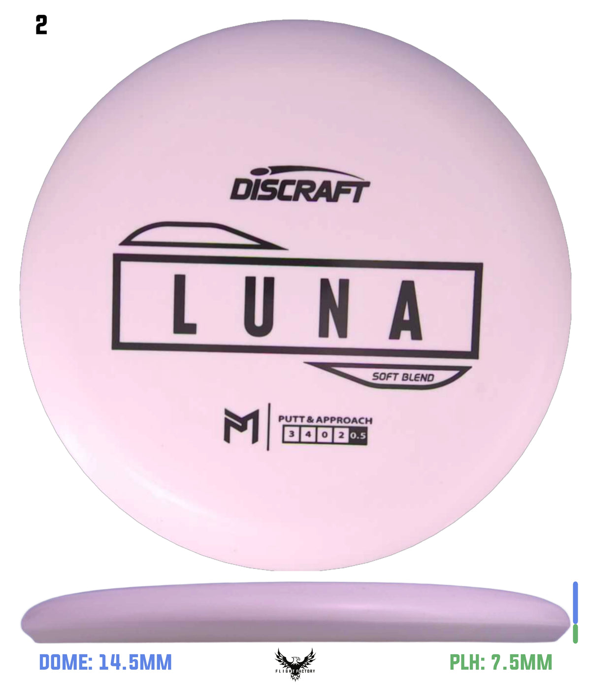 Discraft Paul McBeth Putter Line Luna - Soft Blend