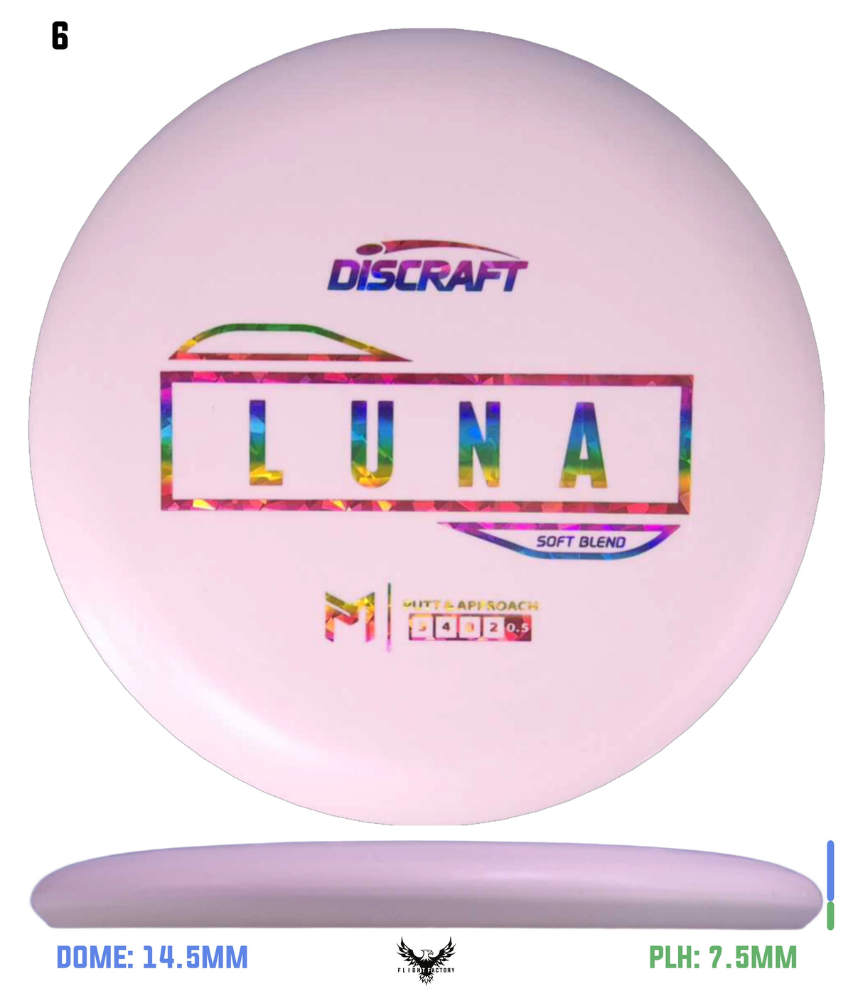 Discraft Paul McBeth Putter Line Luna - Soft Blend