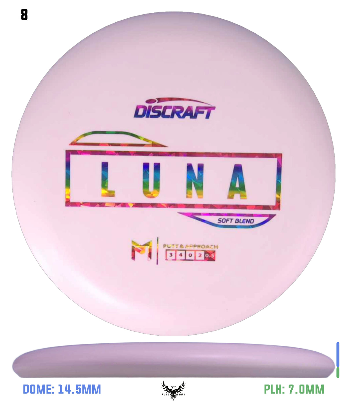 Discraft Paul McBeth Putter Line Luna - Soft Blend