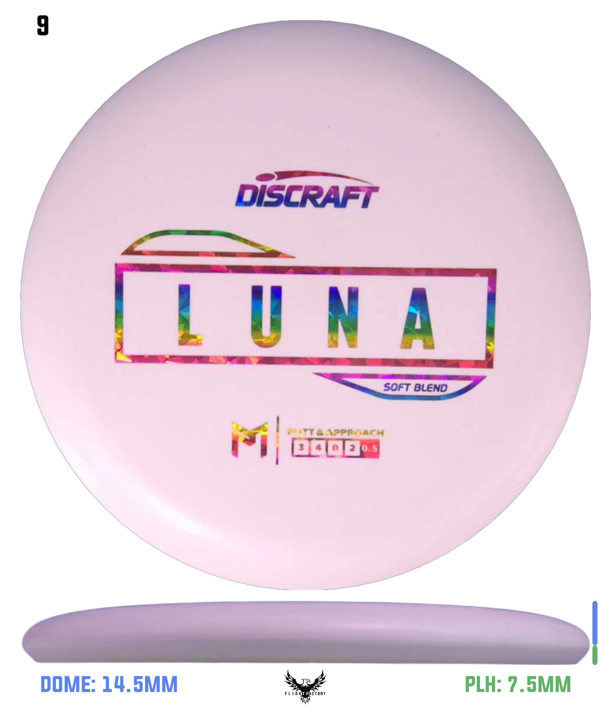 Discraft Paul McBeth Putter Line Luna - Soft Blend