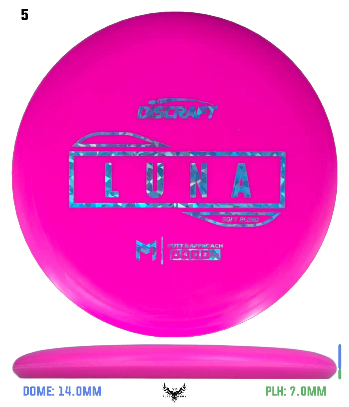 Discraft Paul McBeth Putter Line Luna - Soft Blend