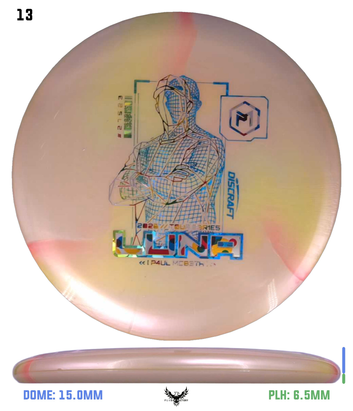 Discraft 2026 Paul McBeth Tour Series V2 Luna