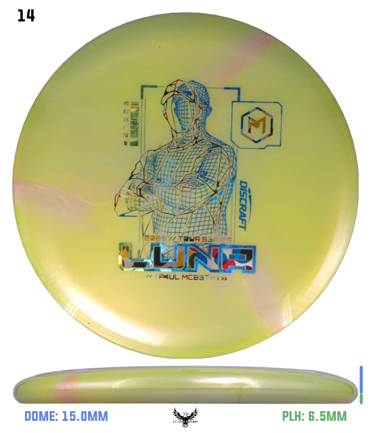 Discraft 2026 Paul McBeth Tour Series V2 Luna