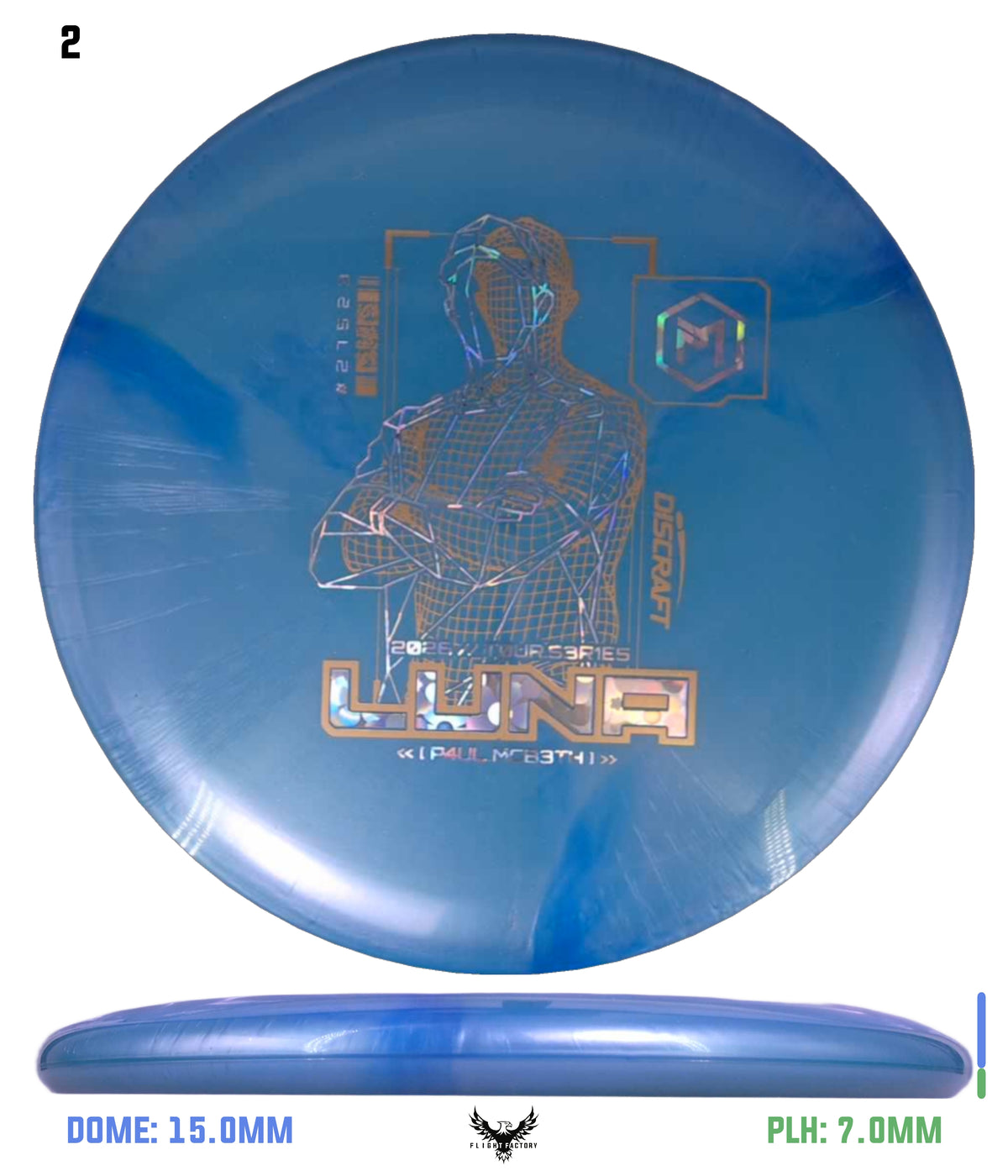 Discraft 2026 Paul McBeth Tour Series V2 Luna