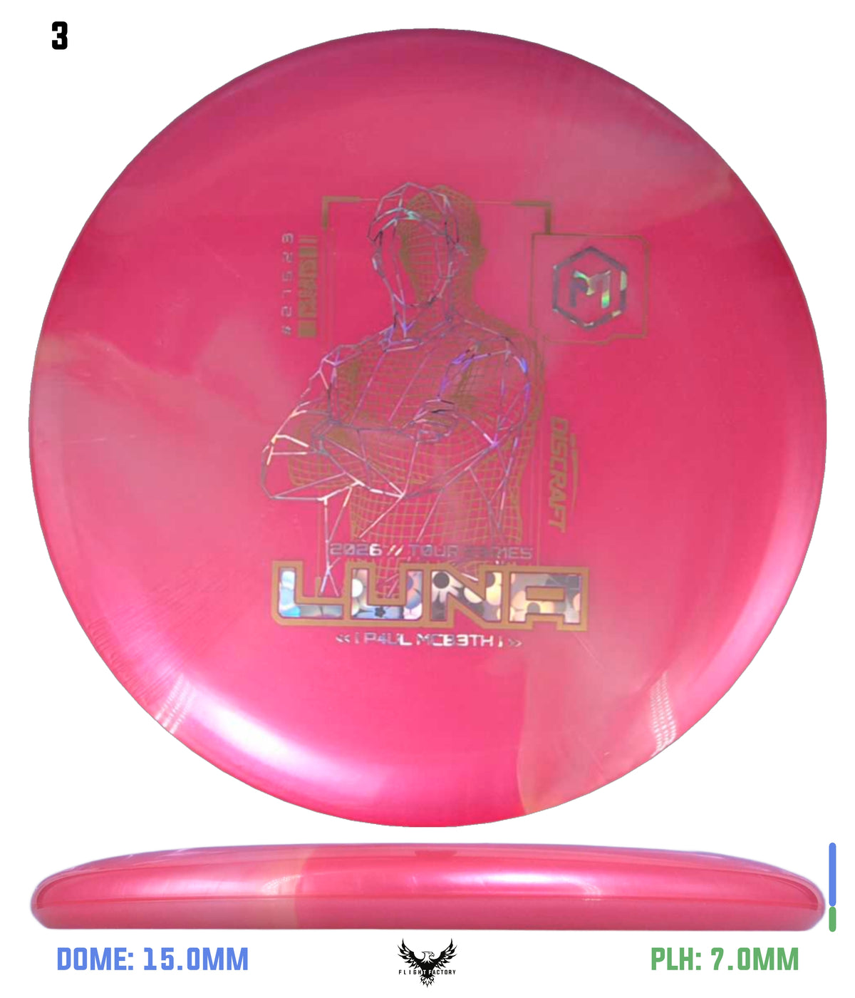 Discraft 2026 Paul McBeth Tour Series V2 Luna
