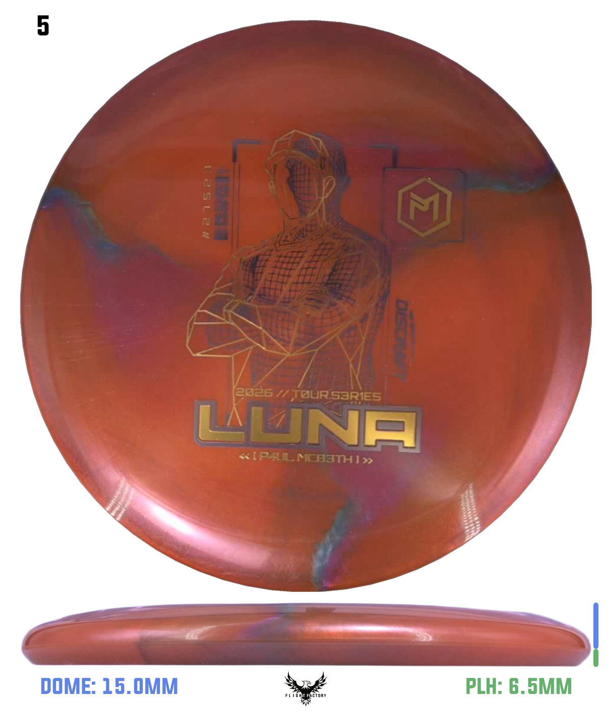 Discraft 2026 Paul McBeth Tour Series V2 Luna