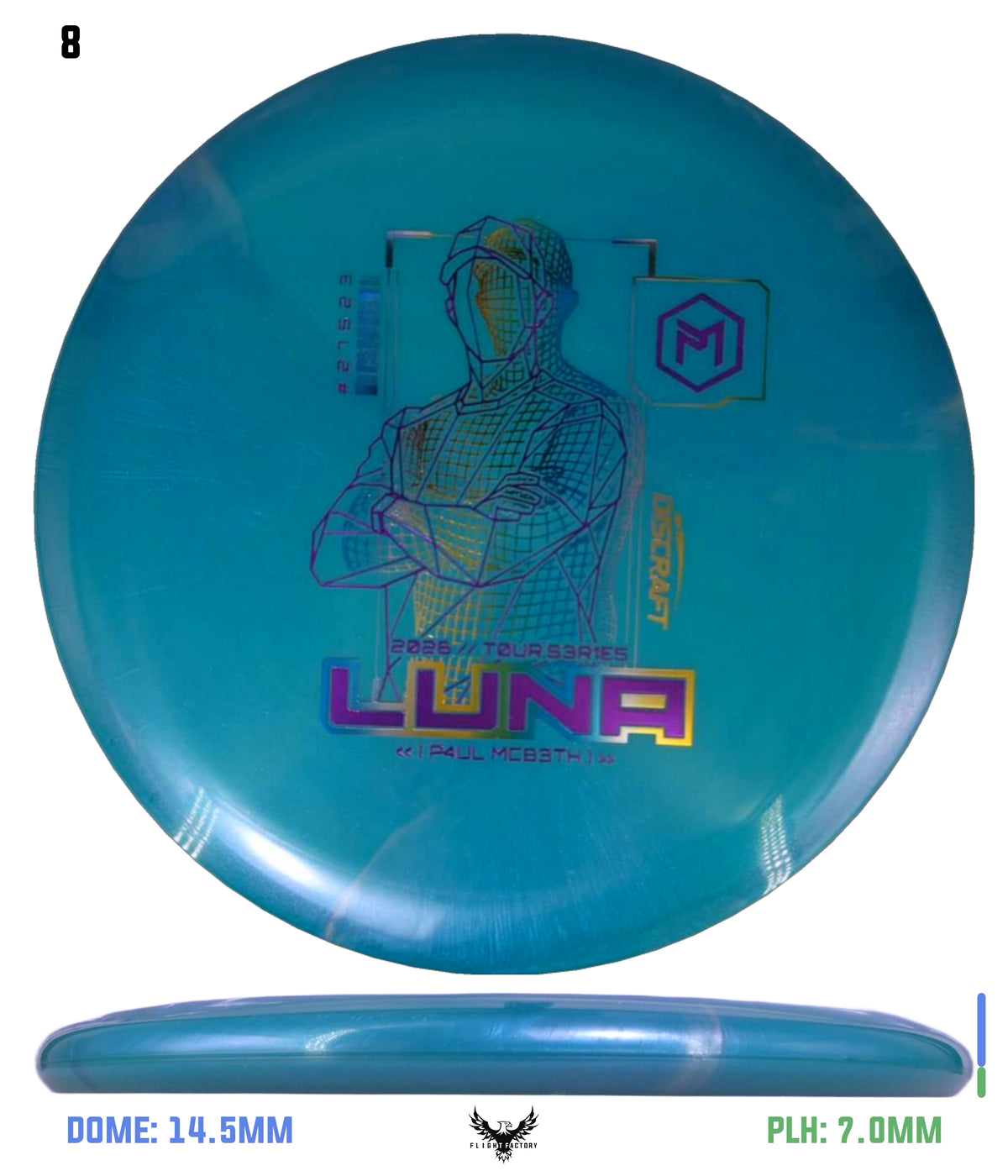 Discraft 2026 Paul McBeth Tour Series V2 Luna