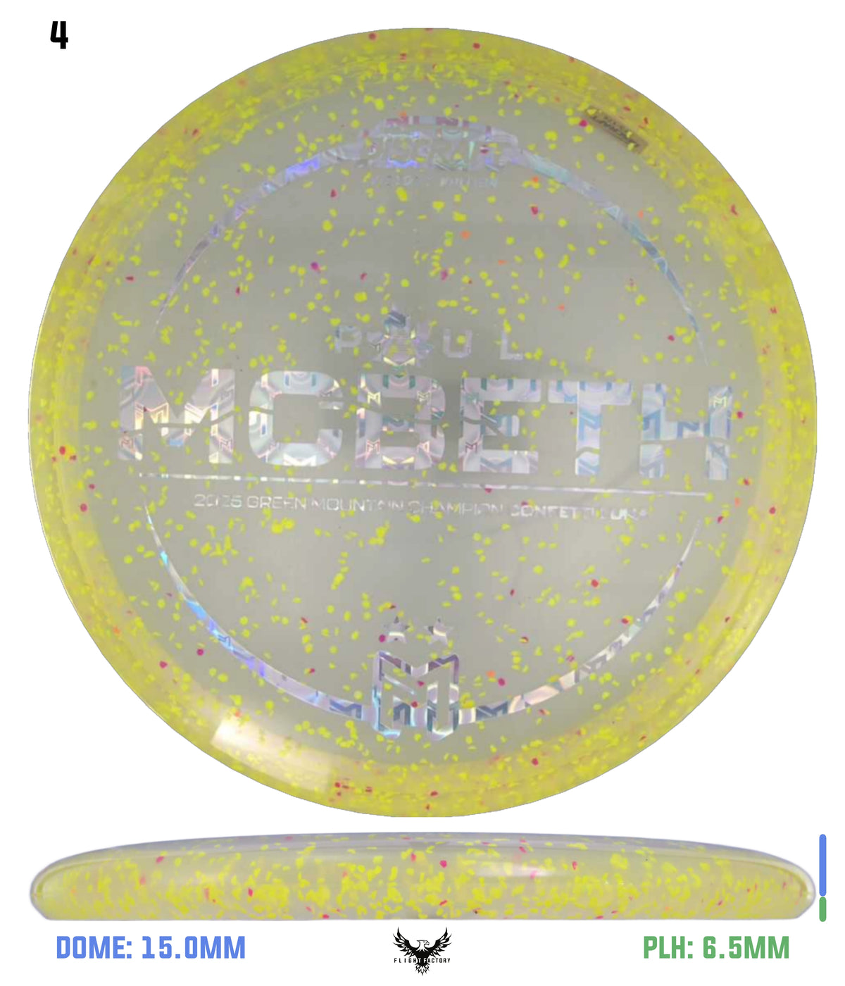 Discraft Paul McBeth Z Confetti Luna - 2025 GMC Victory Edition
