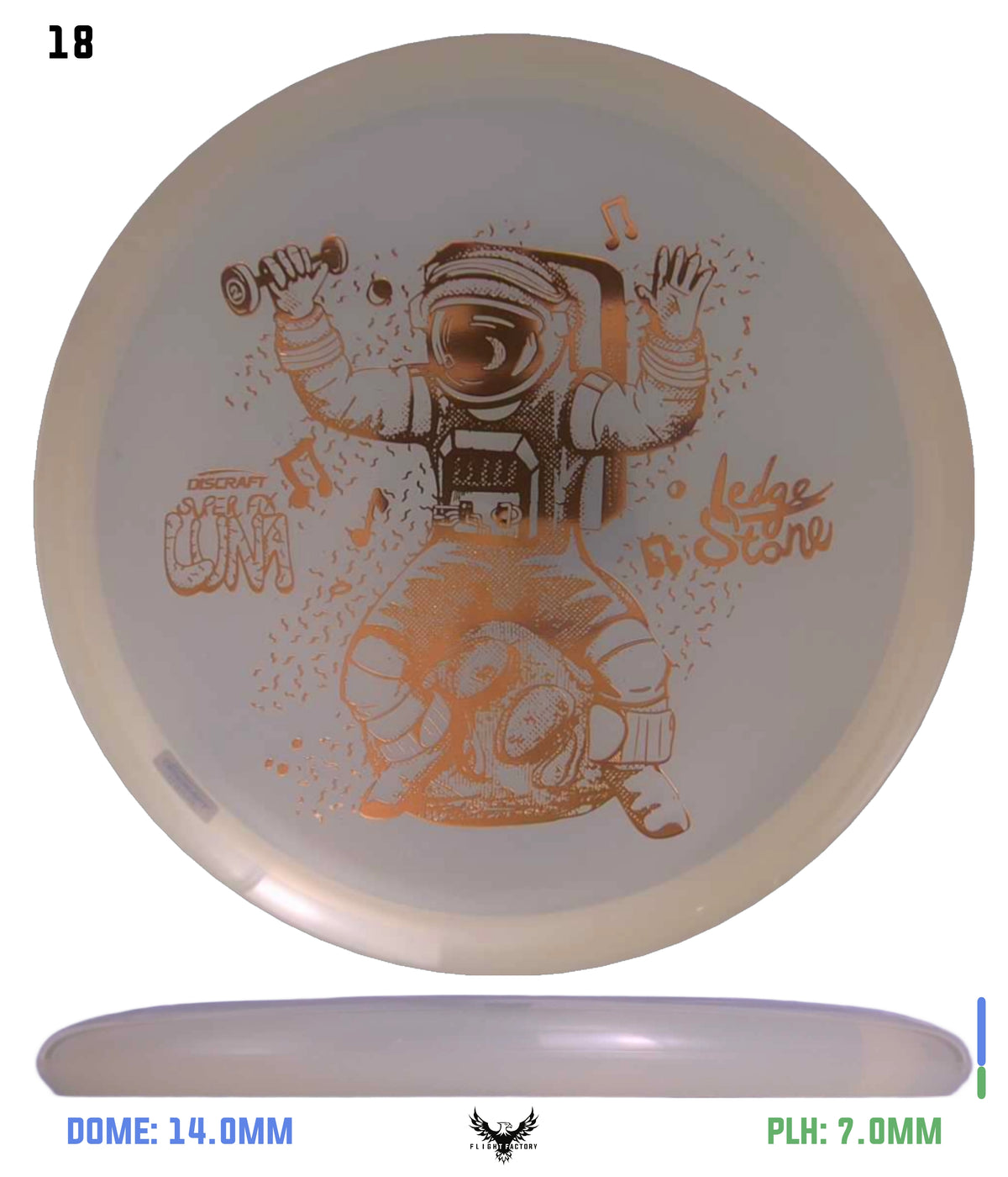 Discraft Paul McBeth Super Flex Luna - Ledgestone 2025 Offseason