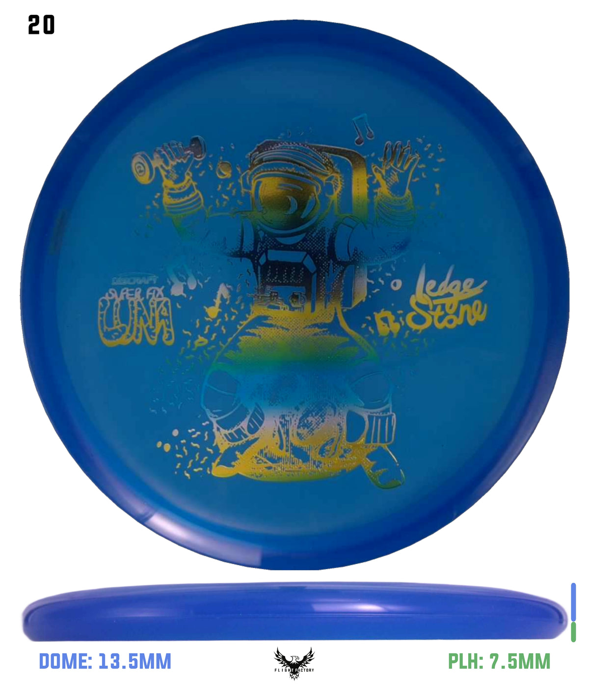 Discraft Paul McBeth Super Flex Luna - Ledgestone 2025 Offseason