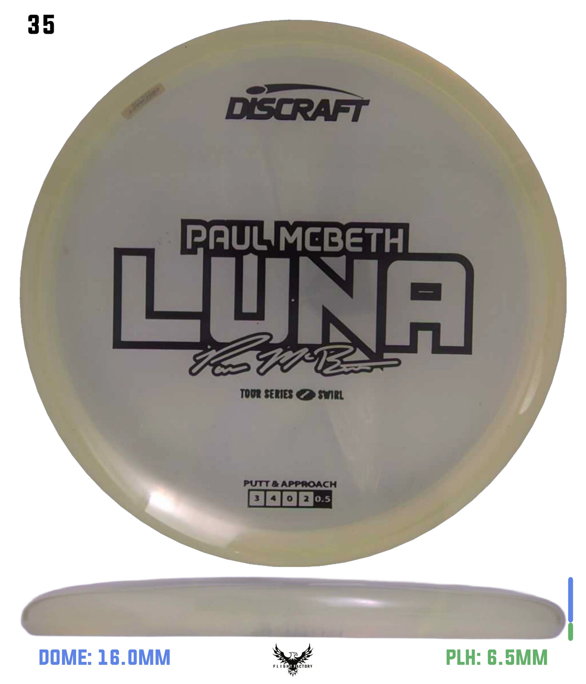 Discraft Paul McBeth 2025 Tour Series Z Swirl Luna