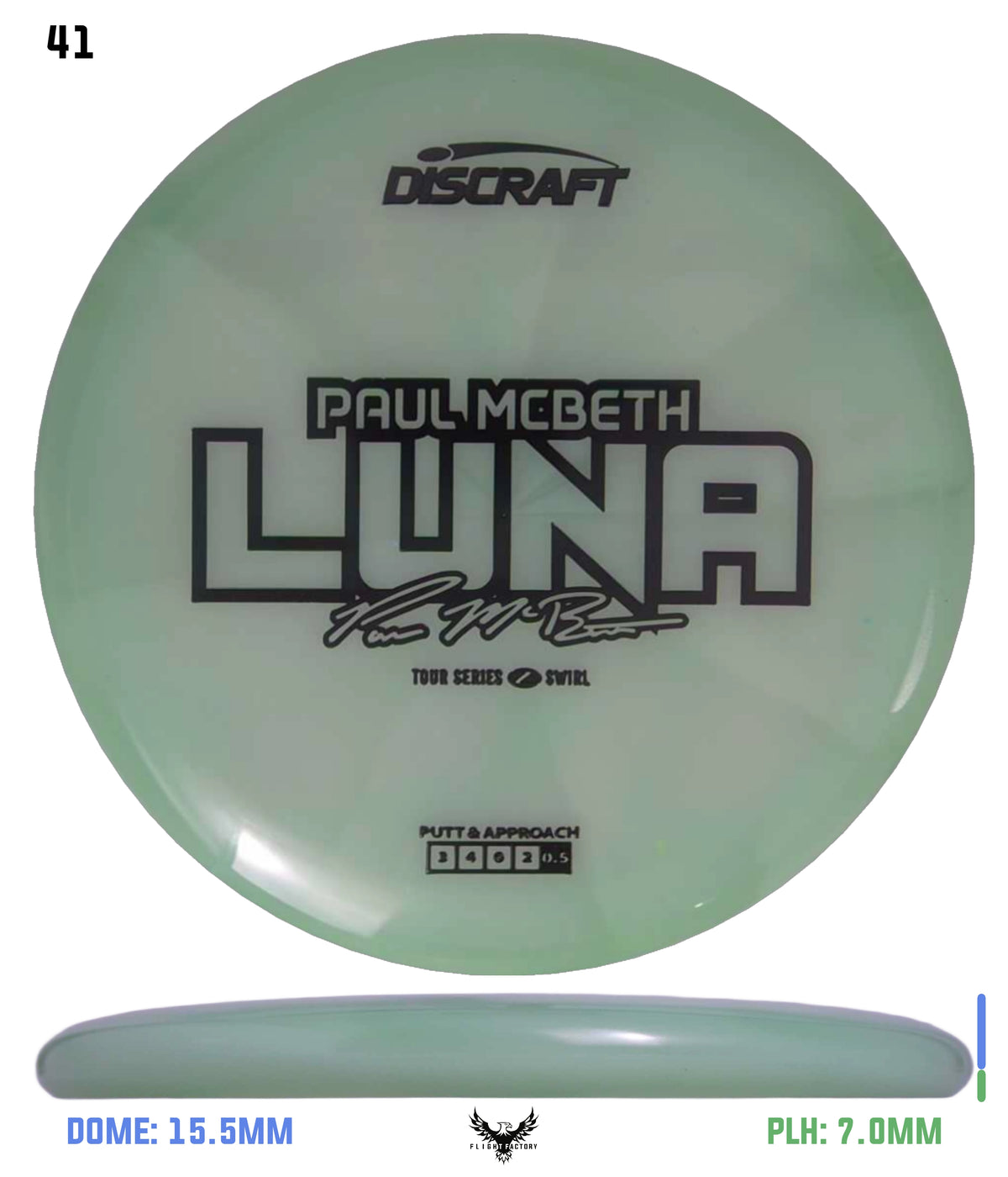Discraft Paul McBeth 2025 Tour Series Z Swirl Luna