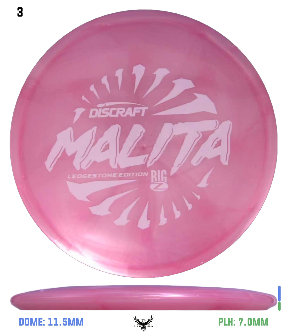 Discraft Paul McBeth Big Z Swirl Malita - Ledgestone 2026 Preseason