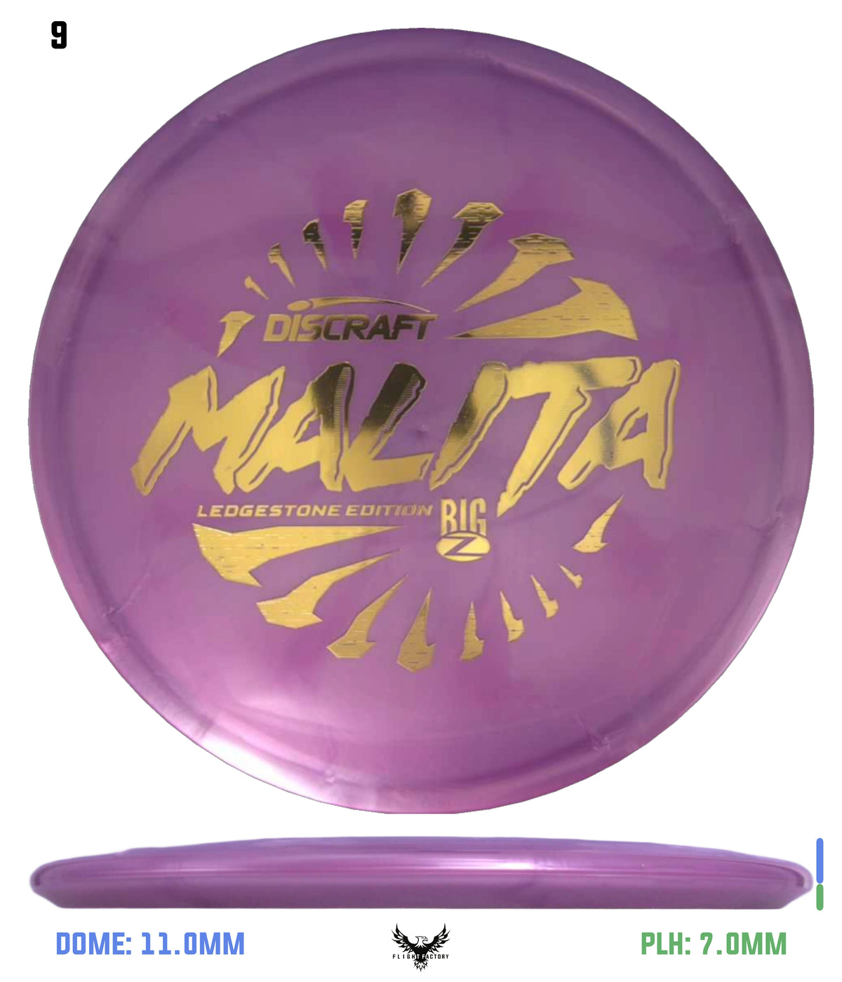 Discraft Paul McBeth Big Z Swirl Malita - Ledgestone 2026 Preseason