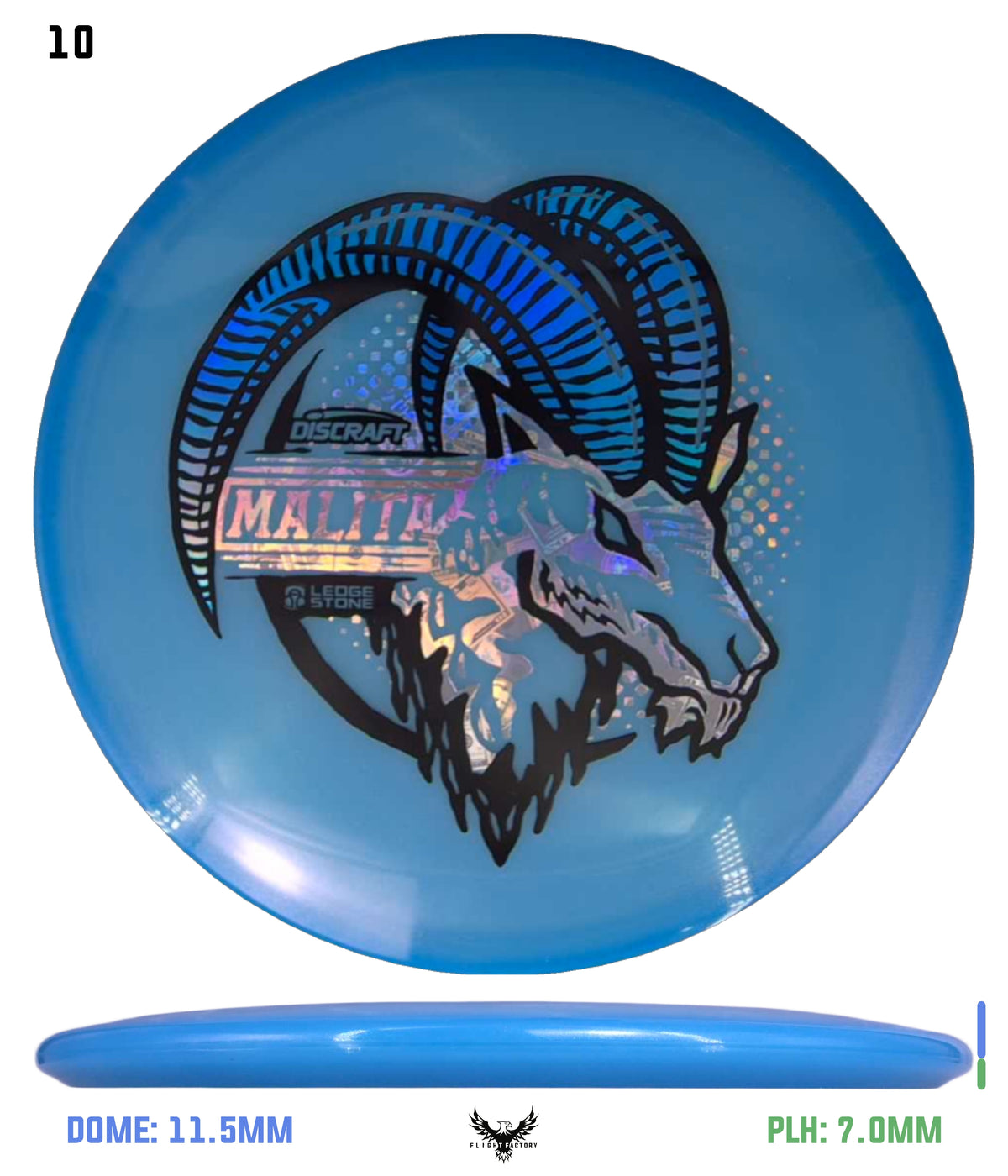 Discraft Paul McBeth ESP Colorshift Swirl Malita - Ledgestone 2026 Wave 3