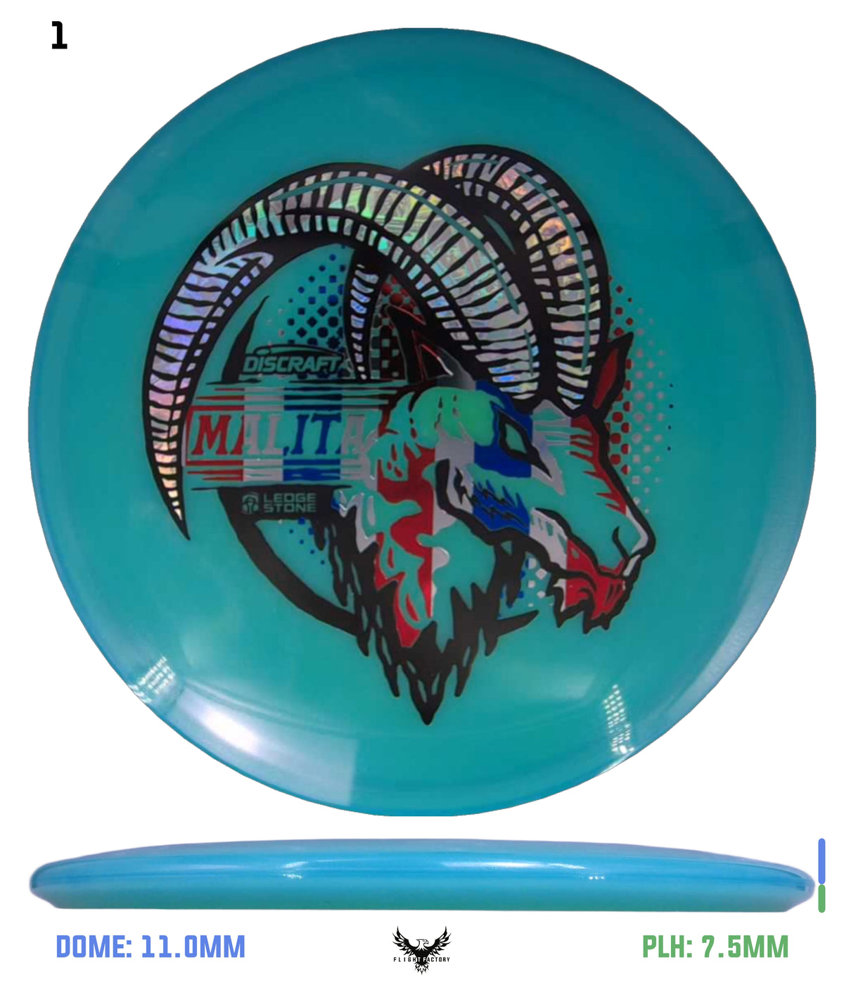 Discraft Paul McBeth ESP Colorshift Swirl Malita - Ledgestone 2026 Wave 3