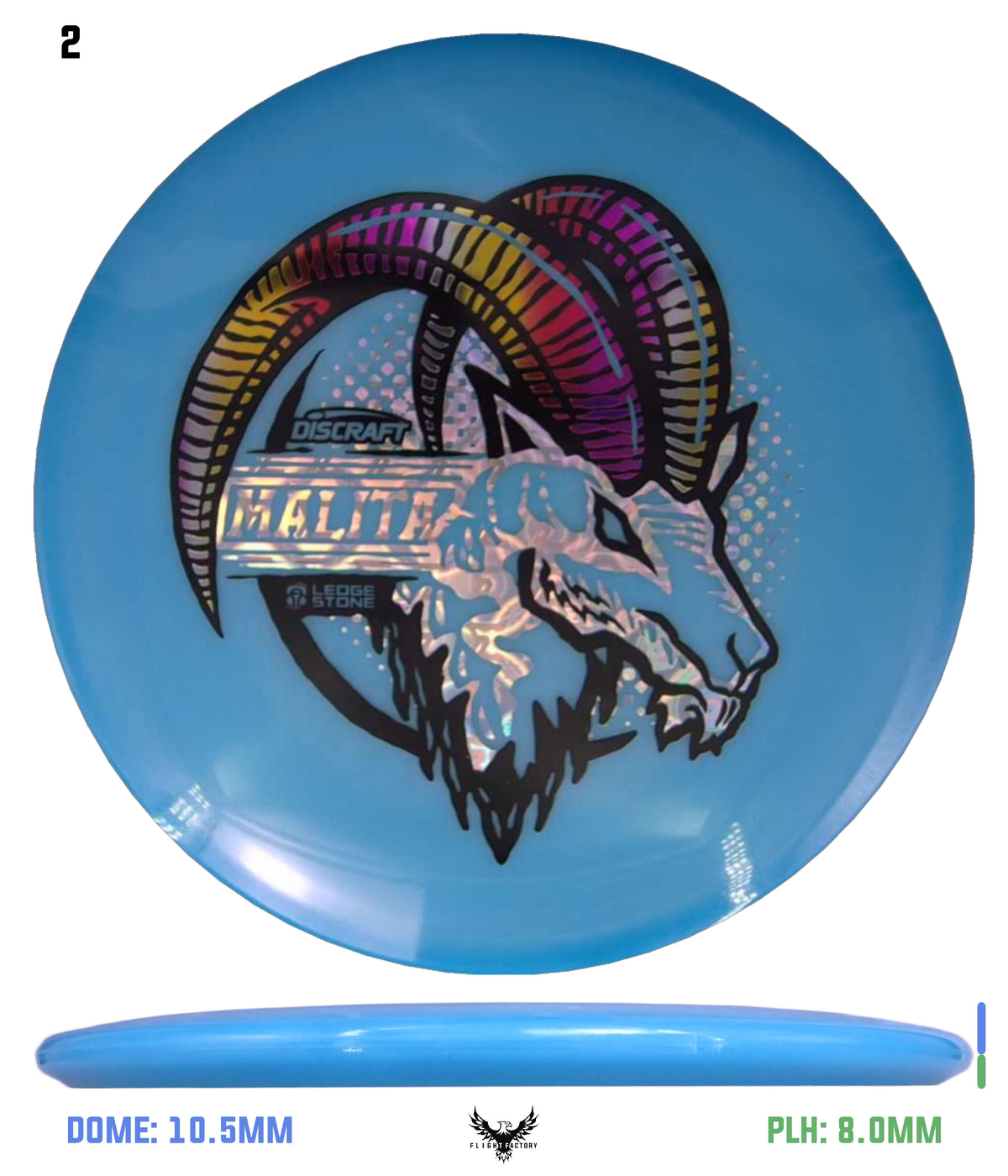 Discraft Paul McBeth ESP Colorshift Swirl Malita - Ledgestone 2026 Wave 3