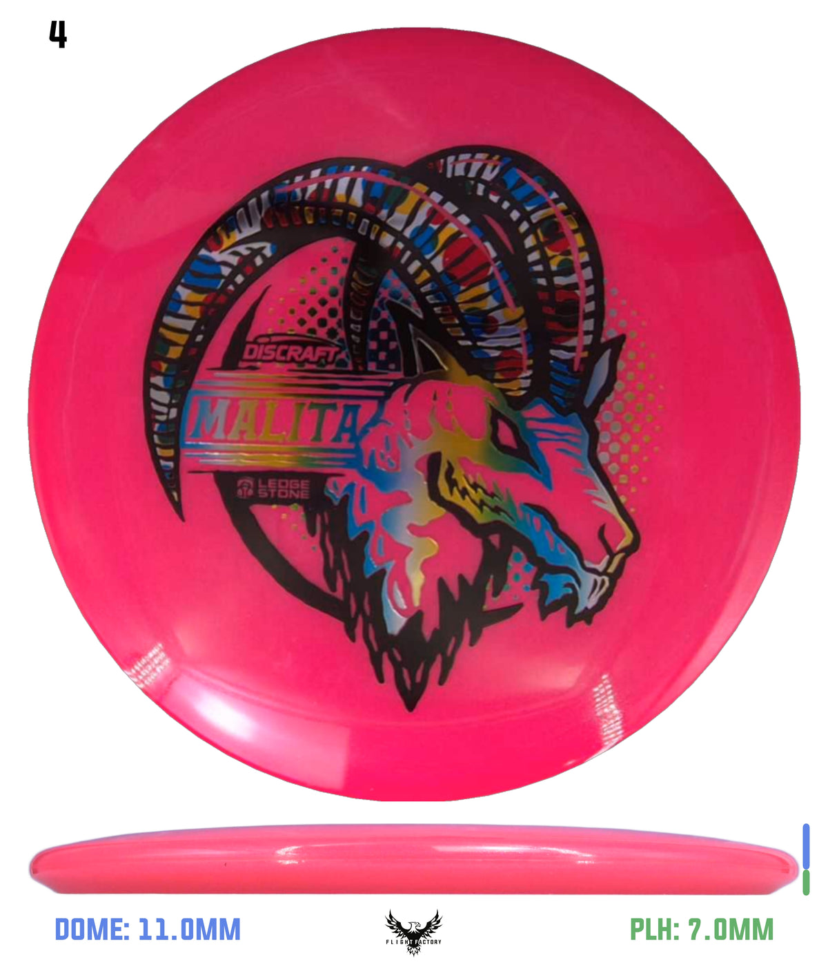 Discraft Paul McBeth ESP Colorshift Swirl Malita - Ledgestone 2026 Wave 3