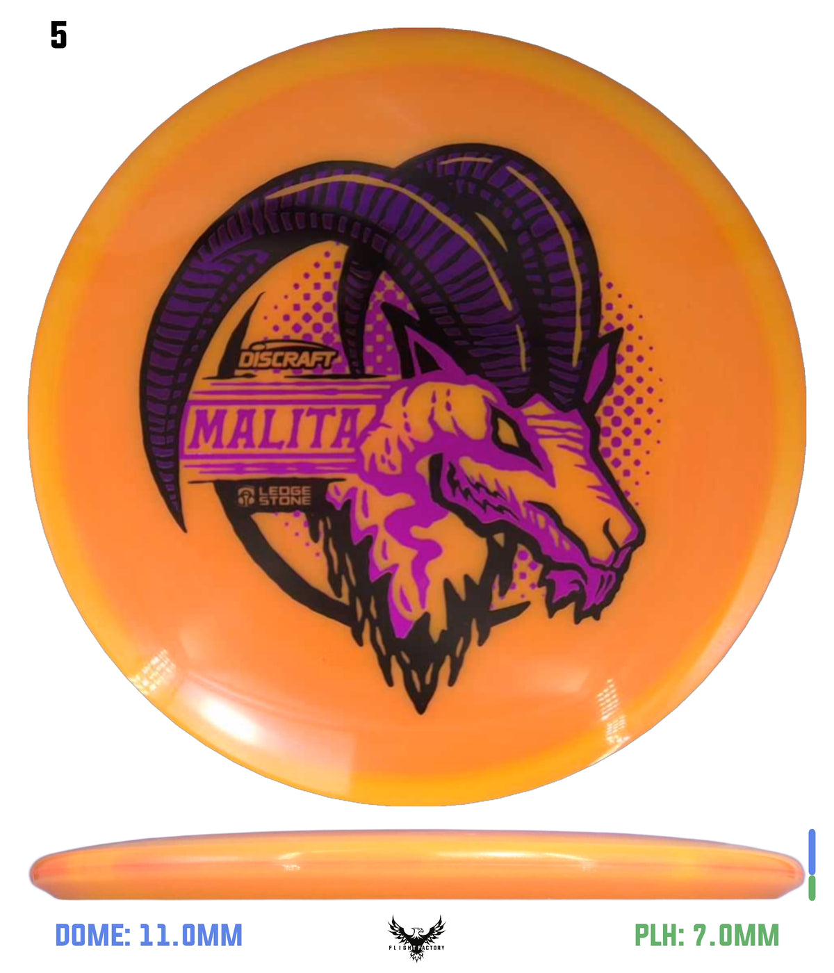 Discraft Paul McBeth ESP Colorshift Swirl Malita - Ledgestone 2026 Wave 3