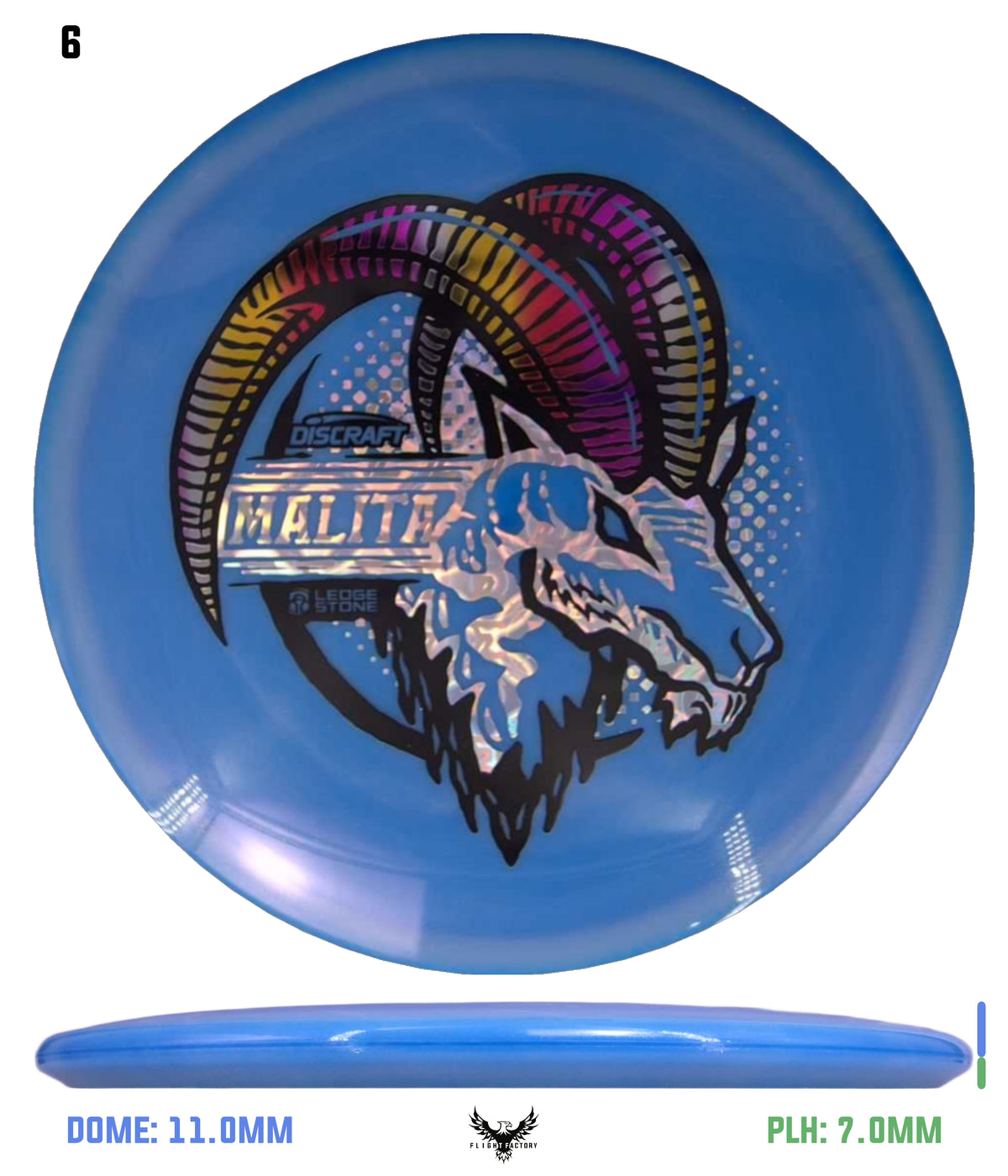 Discraft Paul McBeth ESP Colorshift Swirl Malita - Ledgestone 2026 Wave 3