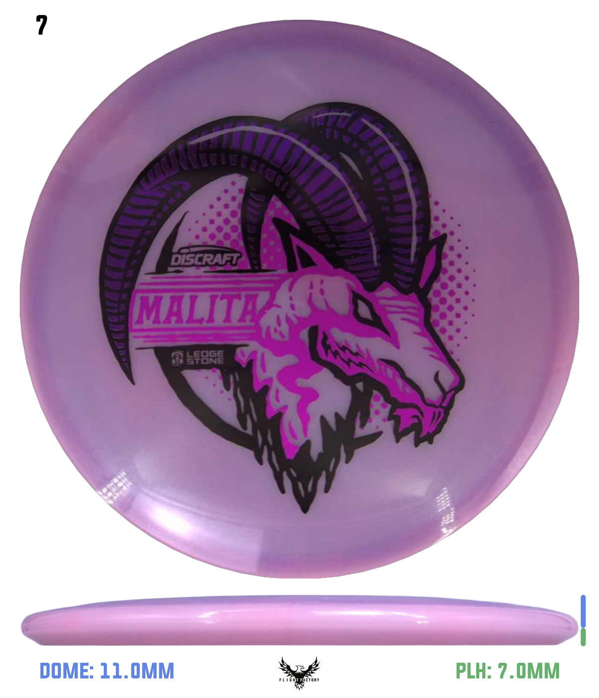 Discraft Paul McBeth ESP Colorshift Swirl Malita - Ledgestone 2026 Wave 3