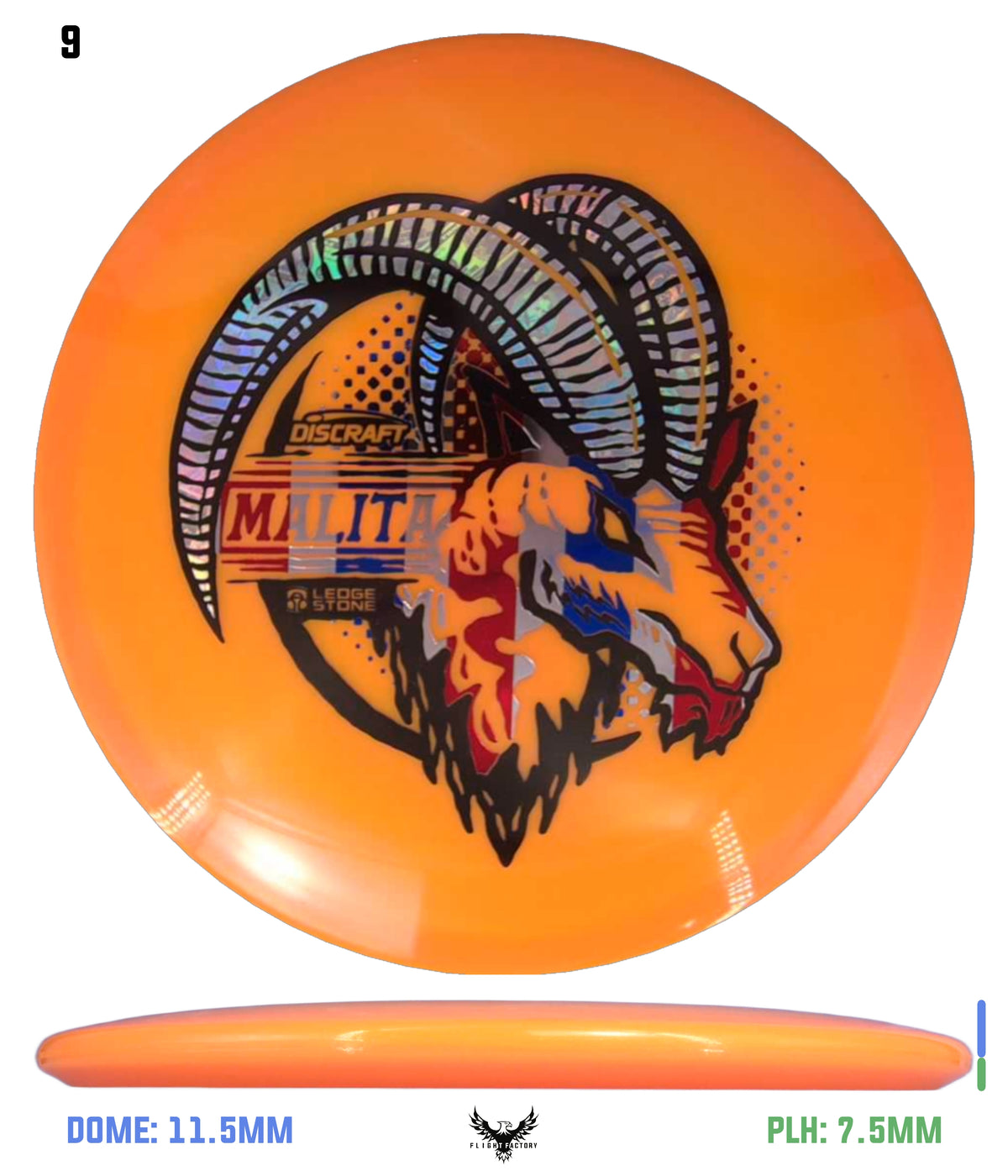 Discraft Paul McBeth ESP Colorshift Swirl Malita - Ledgestone 2026 Wave 3