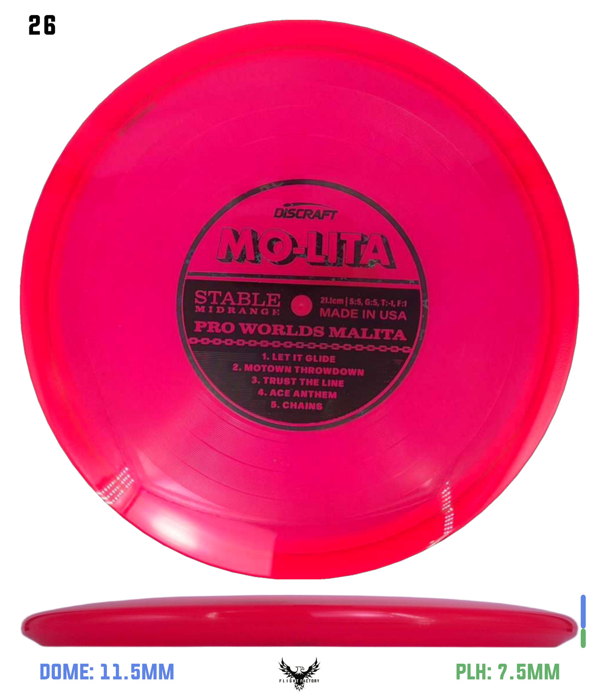 Discraft Paul McBeth "Mo-Lita" Records Z Malita - 2026 Worlds Edition