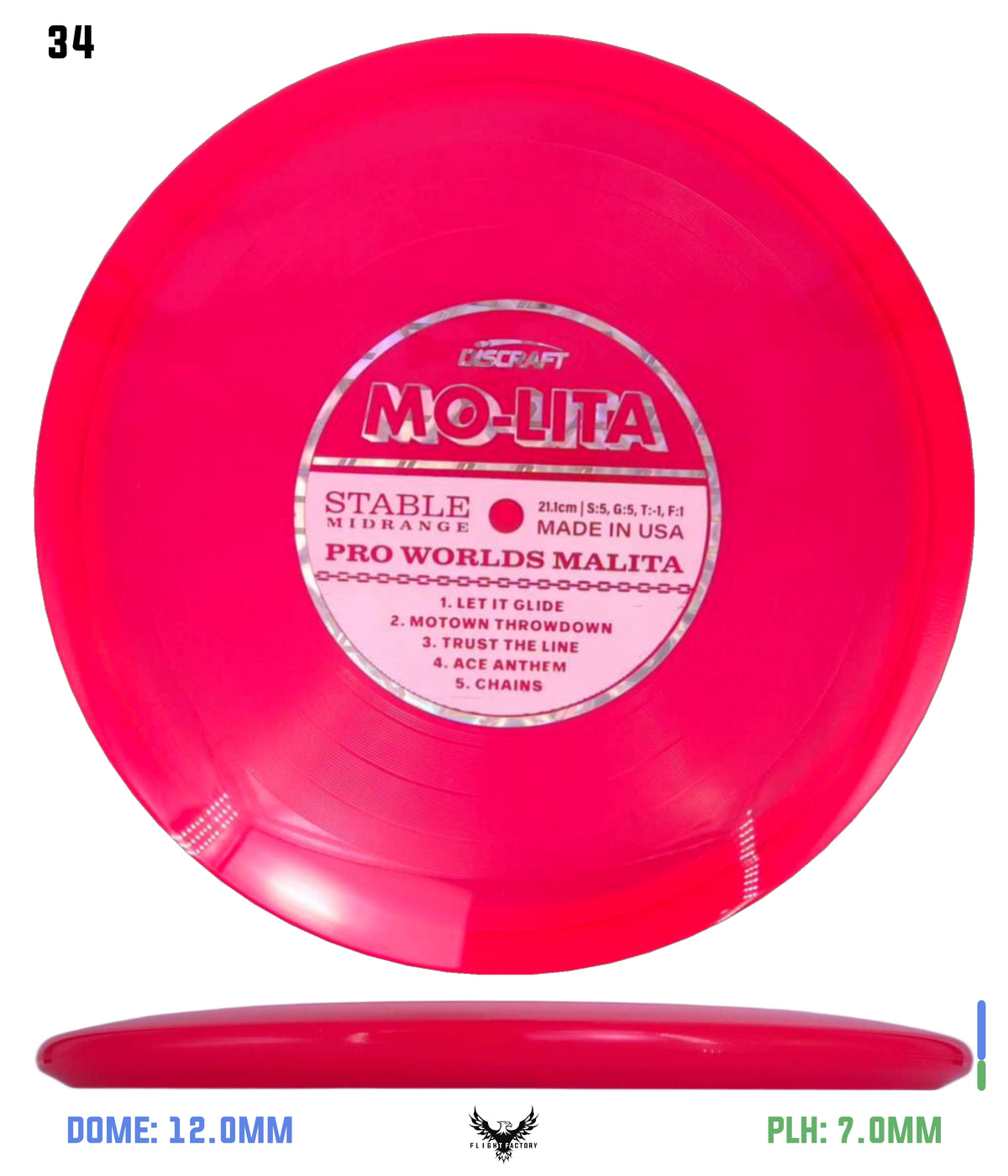 Discraft Paul McBeth "Mo-Lita" Records Z Malita - 2026 Worlds Edition