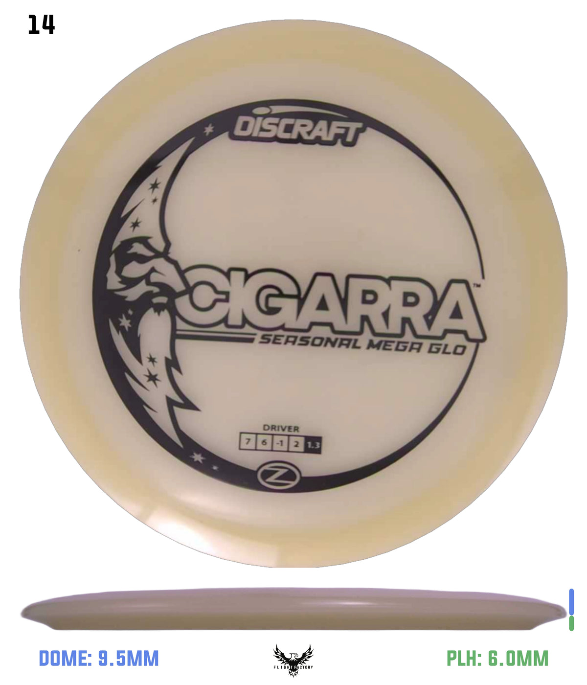 Discraft Seasonal Mega Glo Z Cigarra