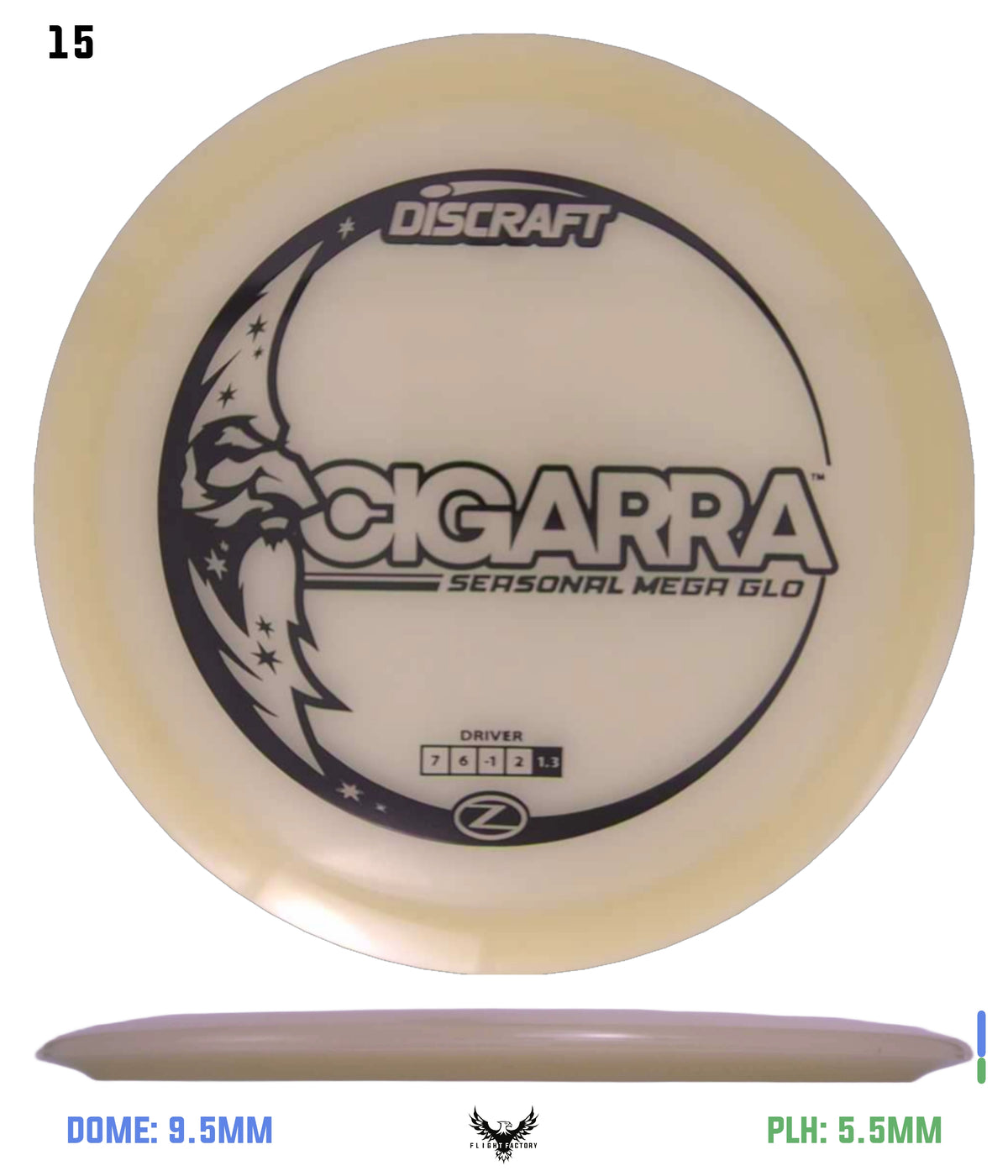 Discraft Seasonal Mega Glo Z Cigarra