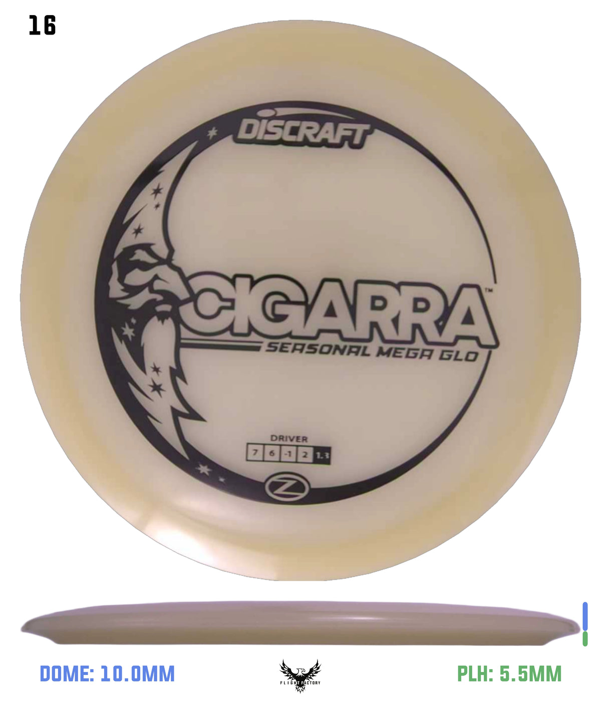 Discraft Seasonal Mega Glo Z Cigarra