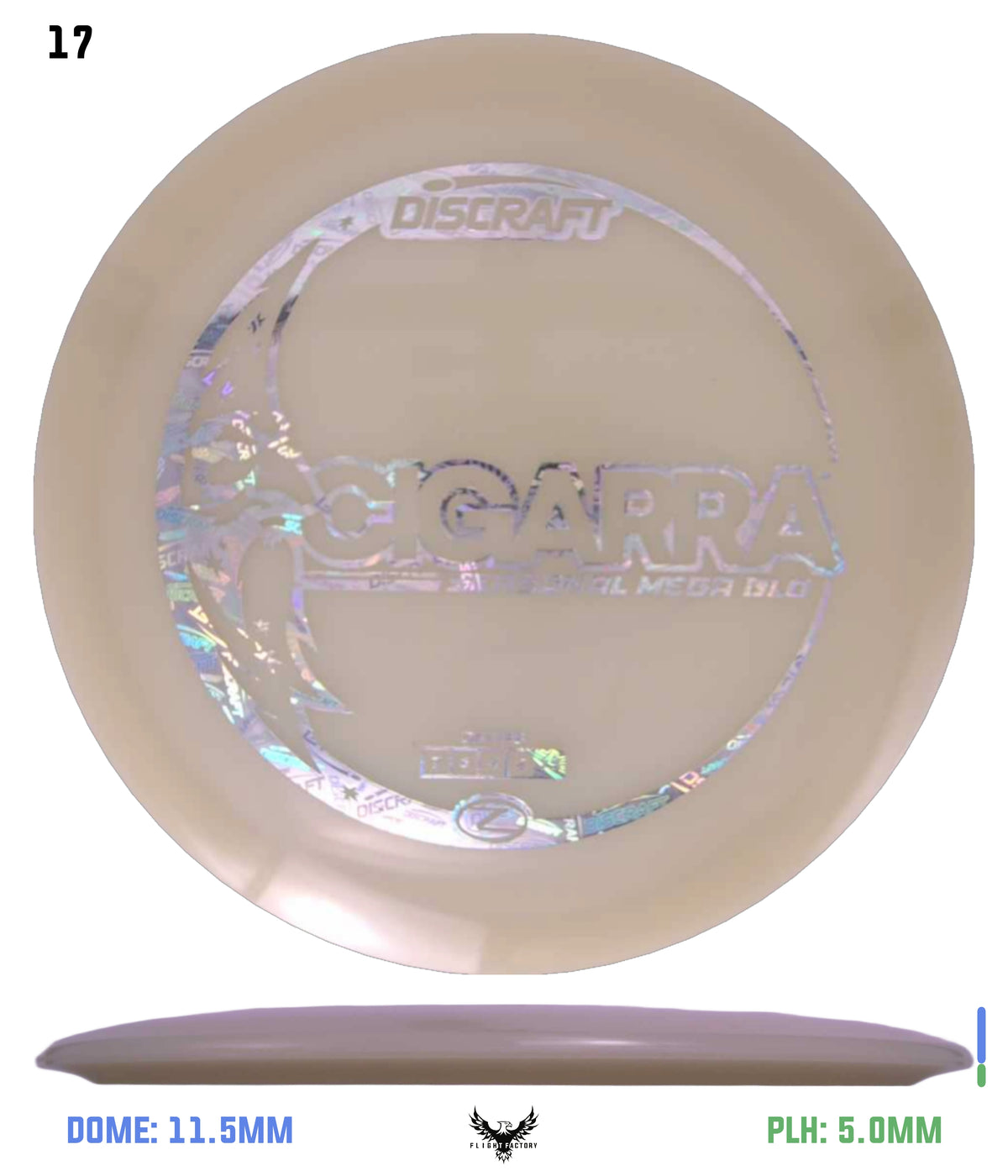 Discraft Seasonal Mega Glo Z Cigarra