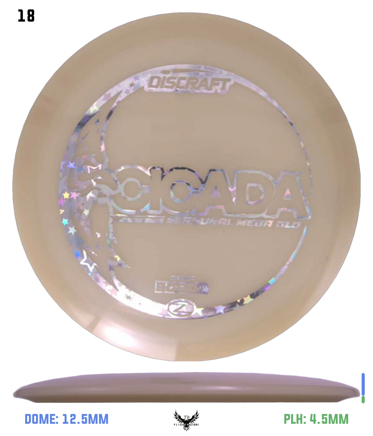 Discraft Seasonal Mega Glo Z Cigarra