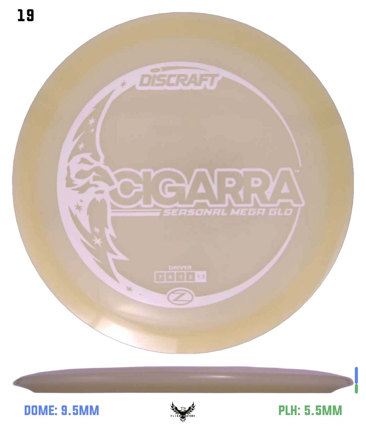 Discraft Seasonal Mega Glo Z Cigarra