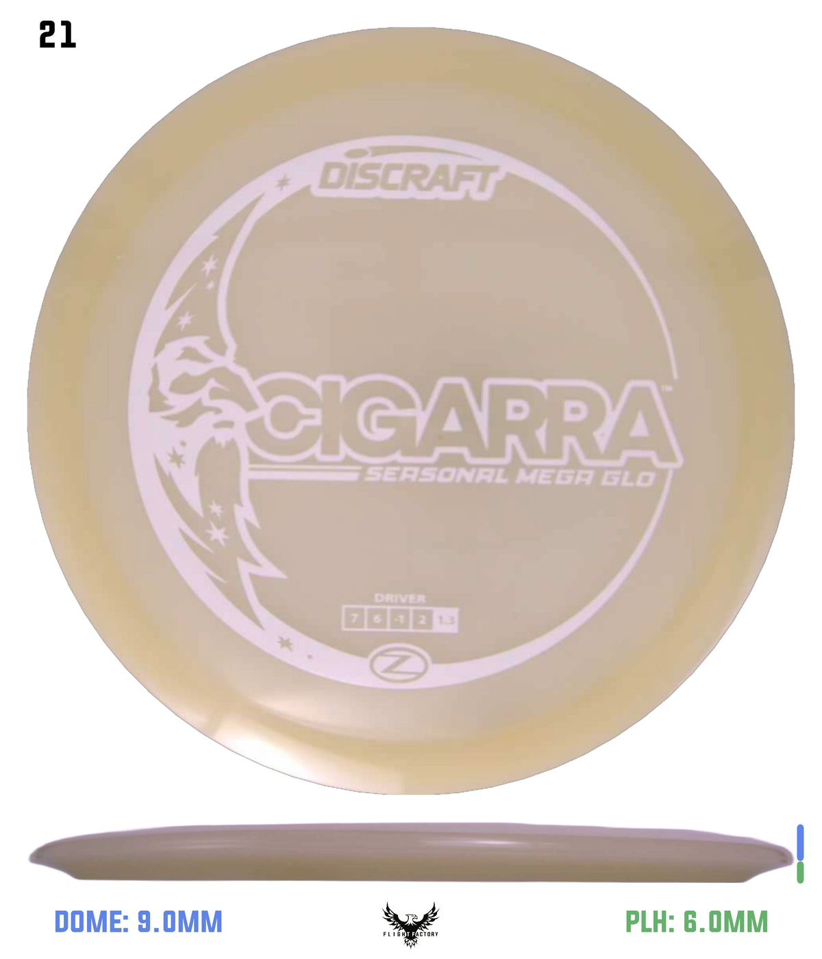 Discraft Seasonal Mega Glo Z Cigarra