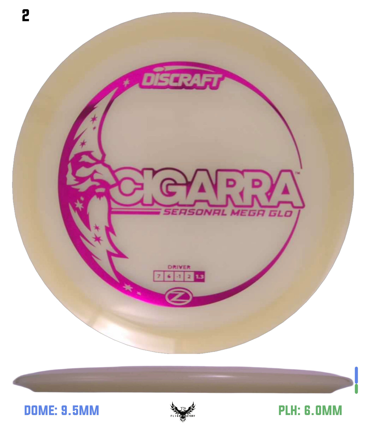 Discraft Seasonal Mega Glo Z Cigarra