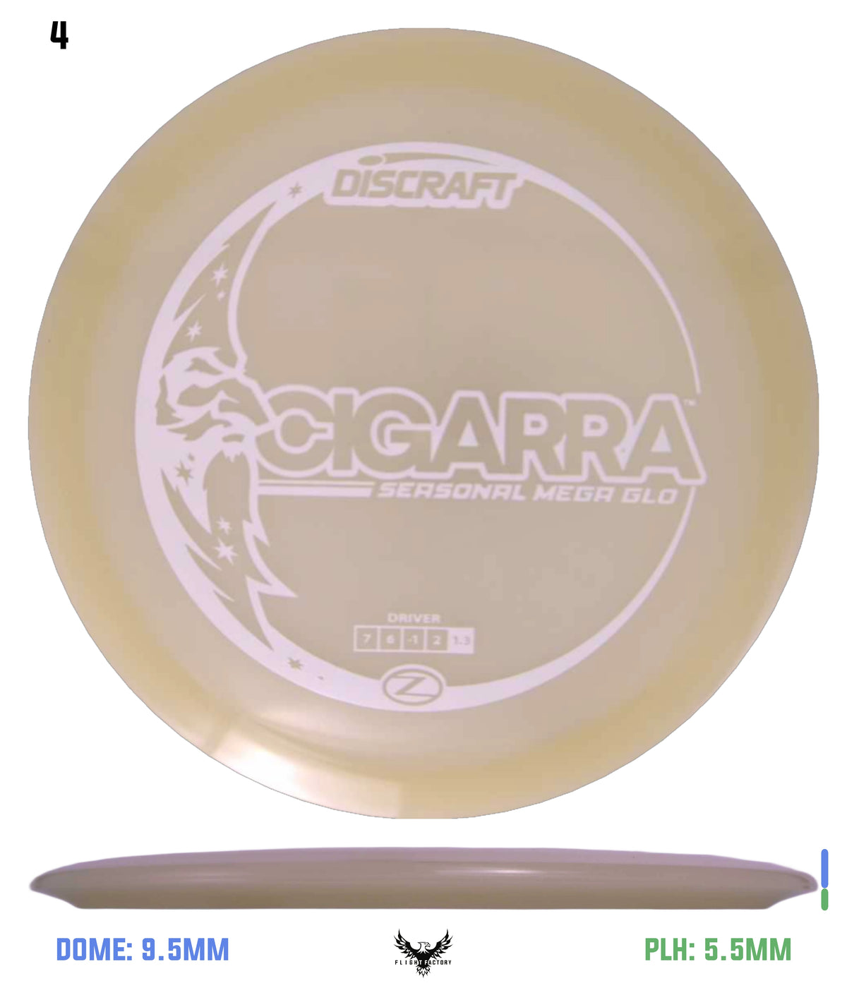 Discraft Seasonal Mega Glo Z Cigarra
