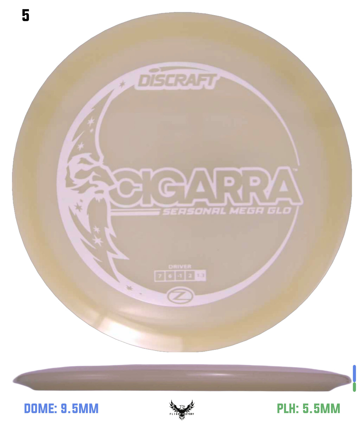 Discraft Seasonal Mega Glo Z Cigarra