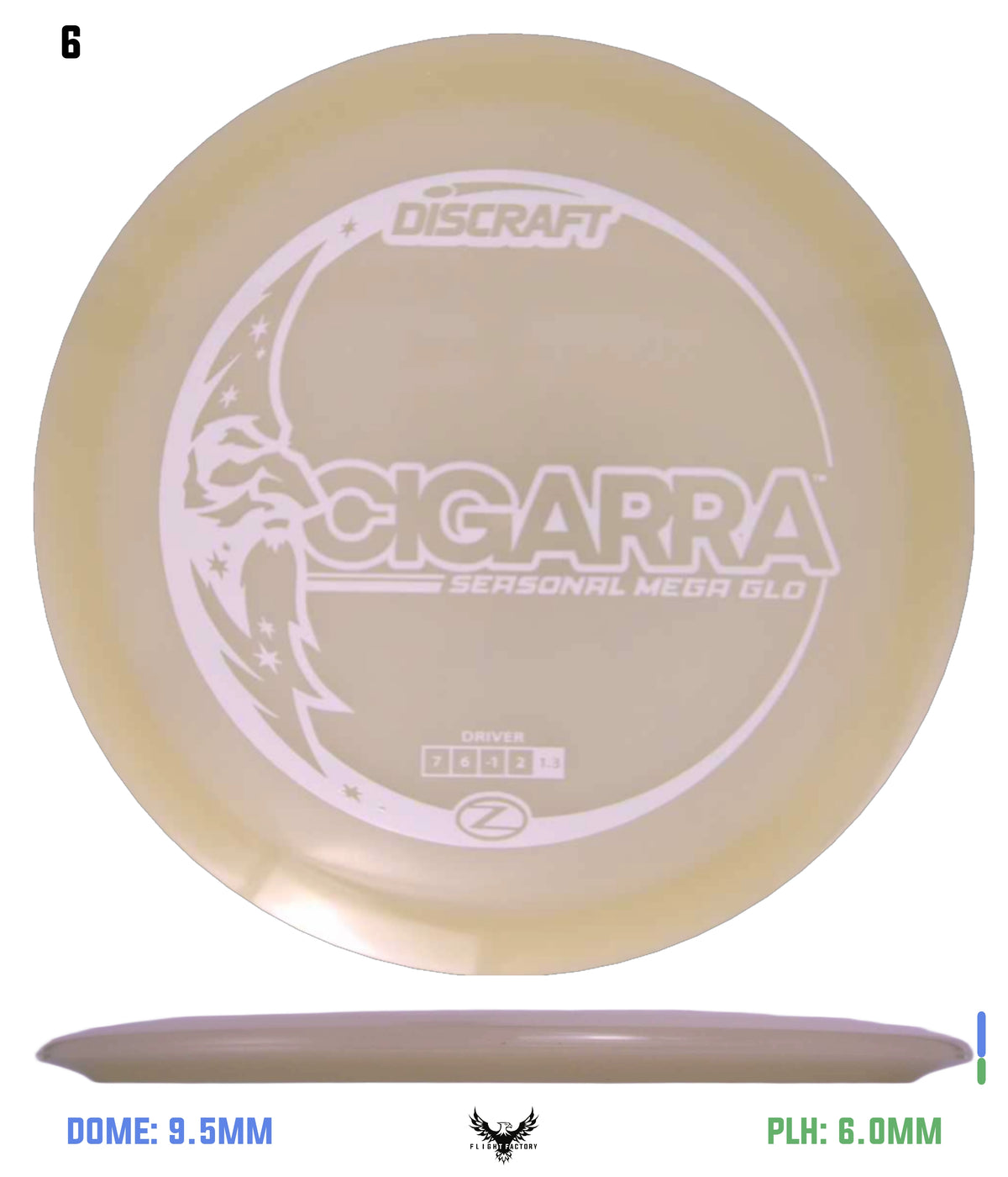 Discraft Seasonal Mega Glo Z Cigarra