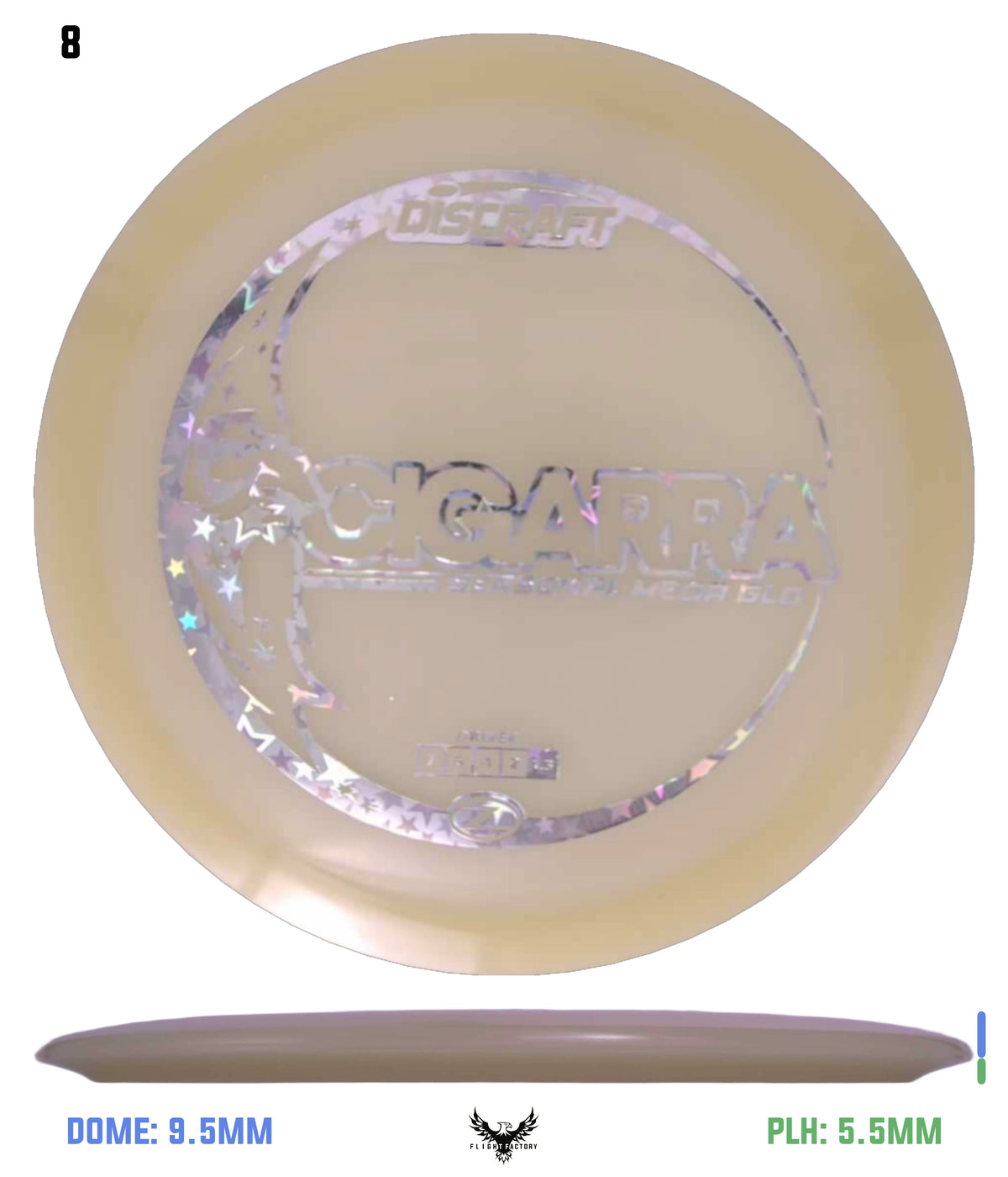 Discraft Seasonal Mega Glo Z Cigarra