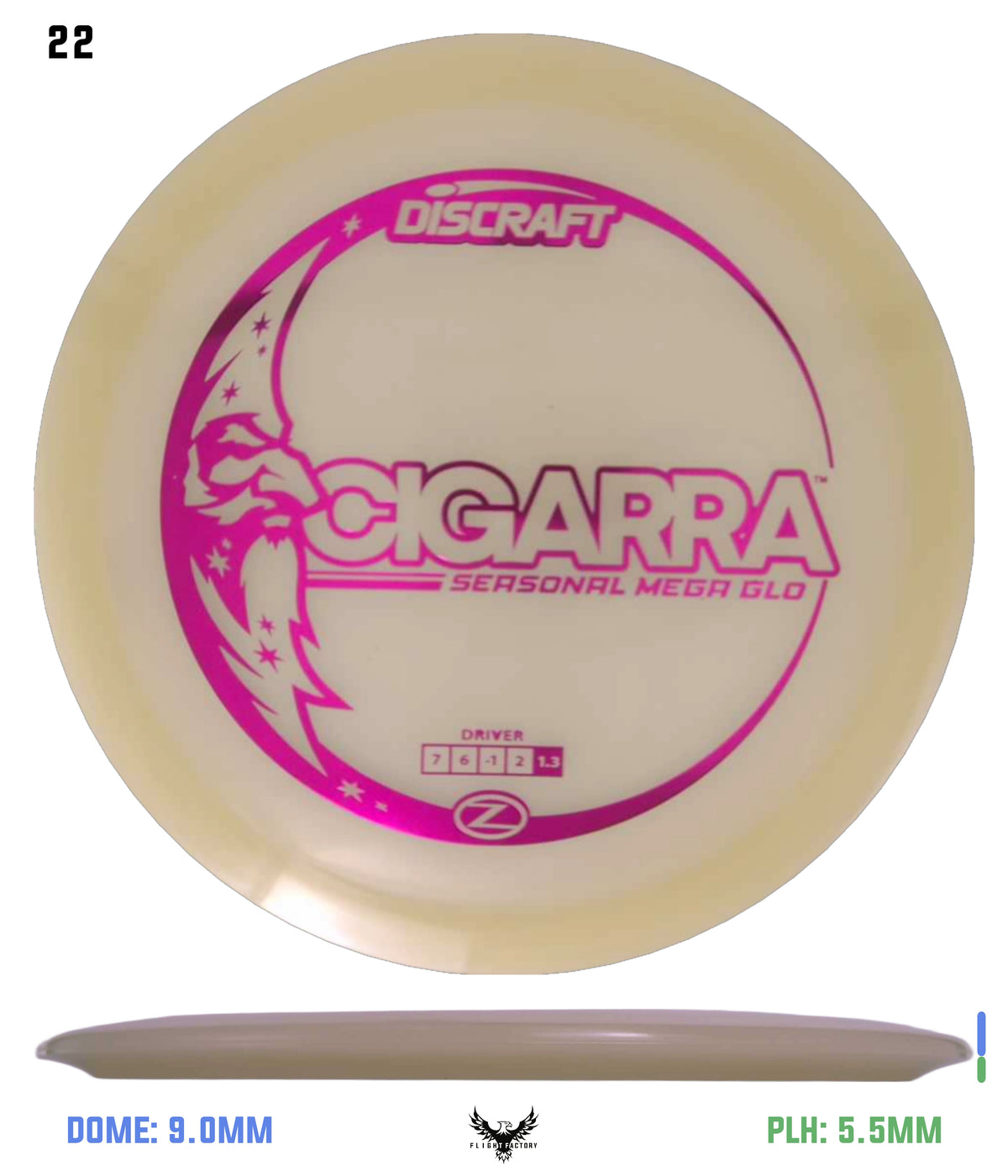 Discraft Seasonal Mega Glo Z Cigarra