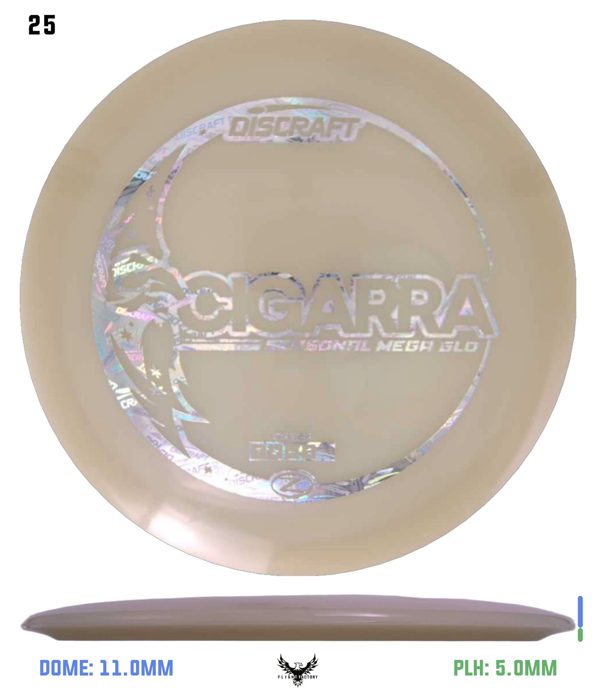 Discraft Seasonal Mega Glo Z Cigarra