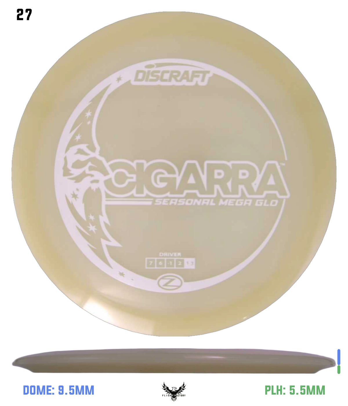Discraft Seasonal Mega Glo Z Cigarra