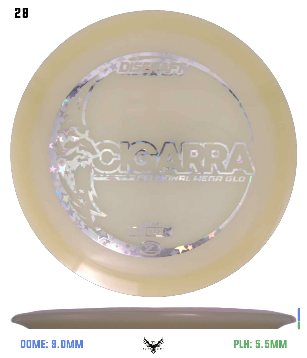 Discraft Seasonal Mega Glo Z Cigarra