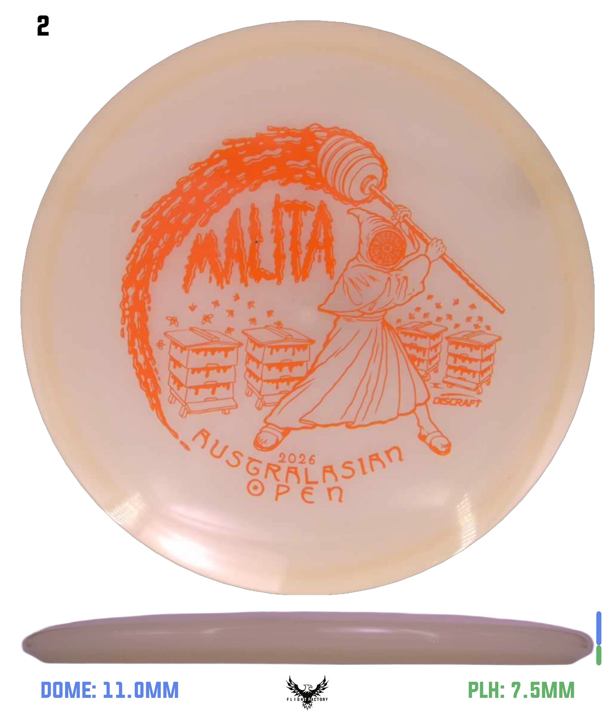 Discraft Paul McBeth Z Mega Glo Malita - 2026 Australasian Open