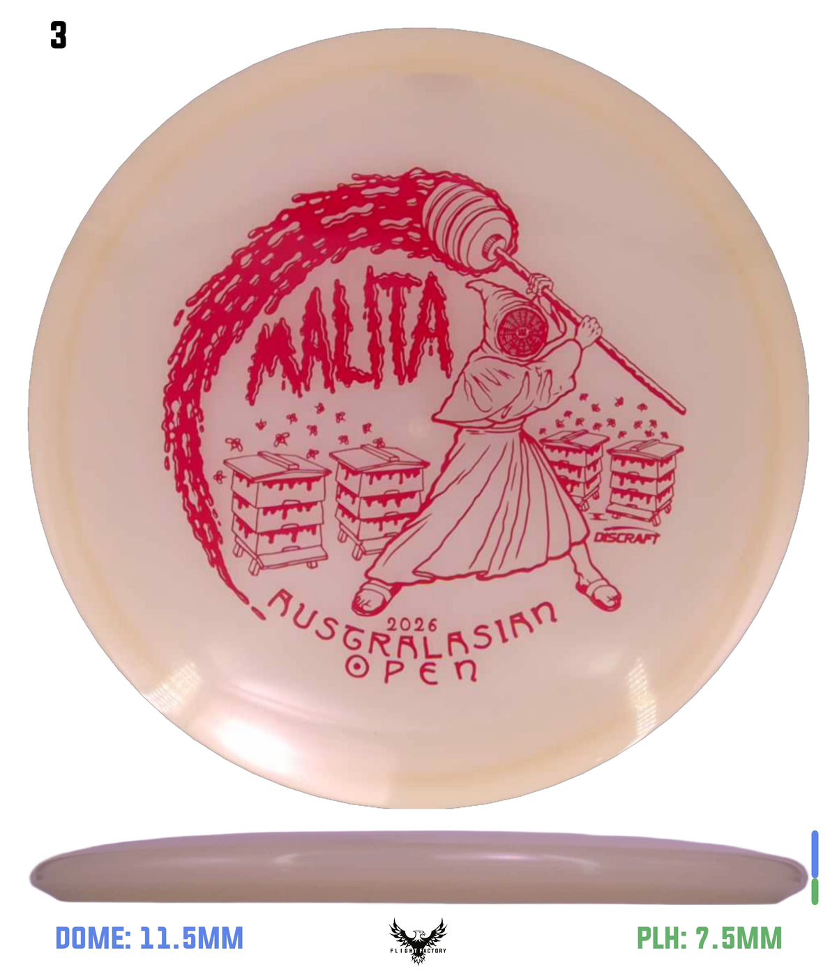 Discraft Paul McBeth Z Mega Glo Malita - 2026 Australasian Open