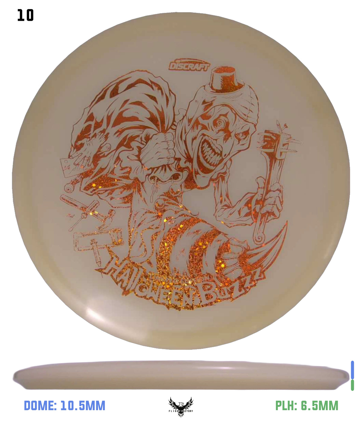 Discraft Mega Glo Buzzz - Halloween 2025