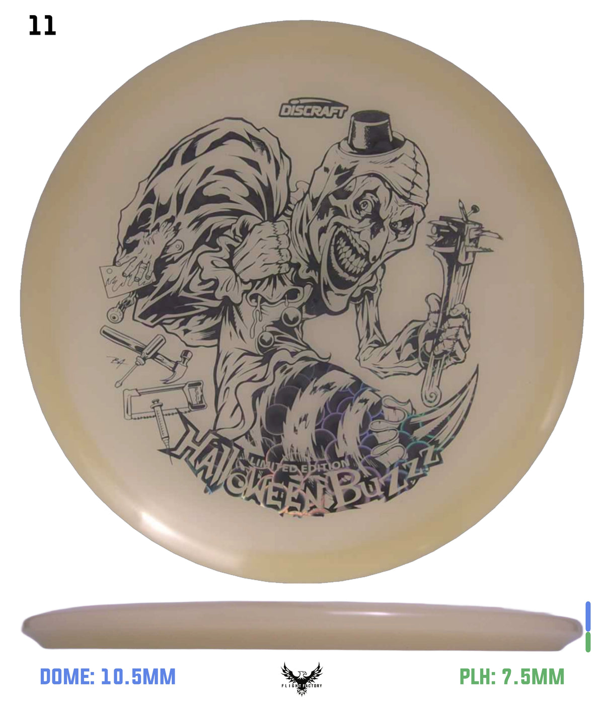 Discraft Mega Glo Buzzz - Halloween 2025